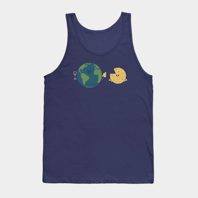 Mmmoon Tank Top by HandsOffMyDinosaur